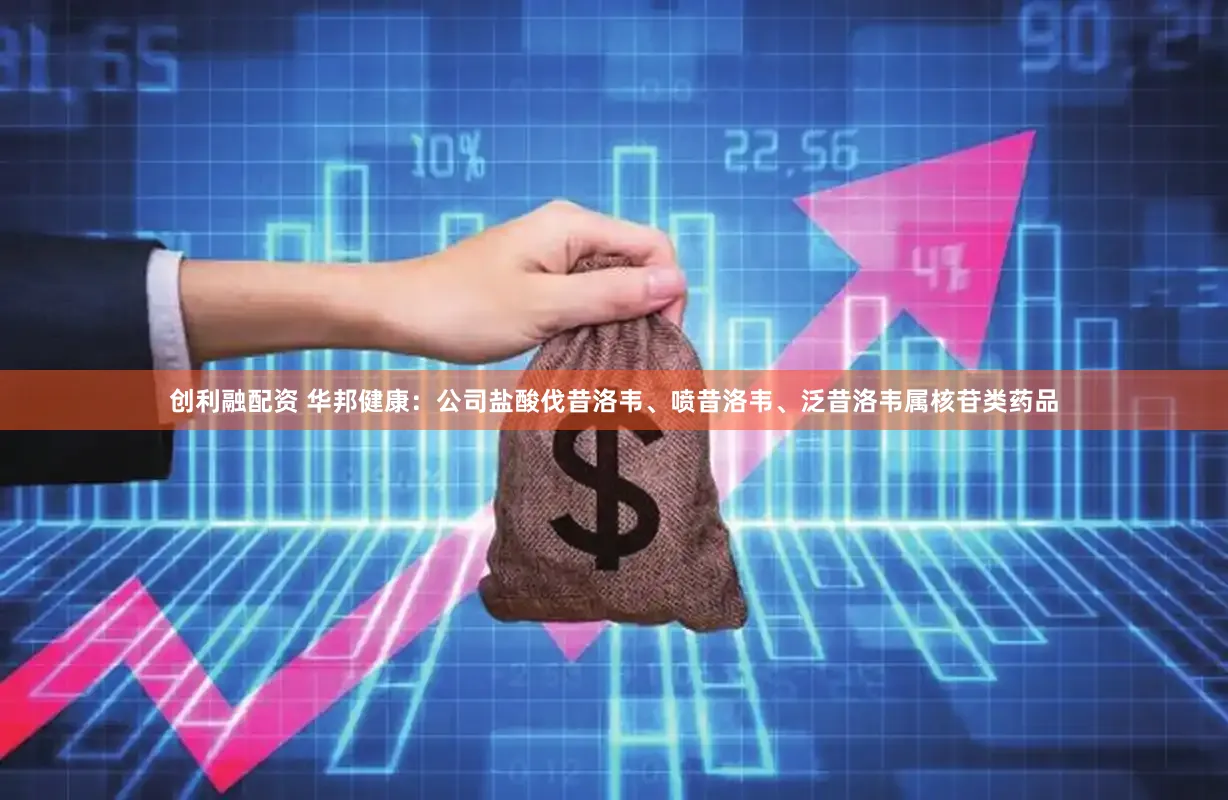 创利融配资 华邦健康：公司盐酸伐昔洛韦、喷昔洛韦、泛昔洛韦属核苷类药品