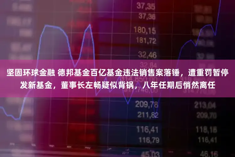 坚固环球金融 德邦基金百亿基金违法销售案落锤，遭重罚暂停发新基金，董事长左畅疑似背锅，八年任期后悄然离任
