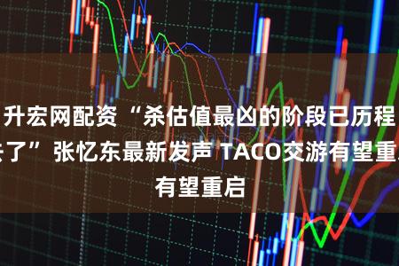 升宏网配资 “杀估值最凶的阶段已历程去了” 张忆东最新发声 TACO交游有望重启