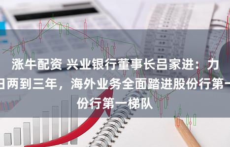 涨牛配资 兴业银行董事长吕家进：力图异日两到三年，海外业务全面踏进股份行第一梯队